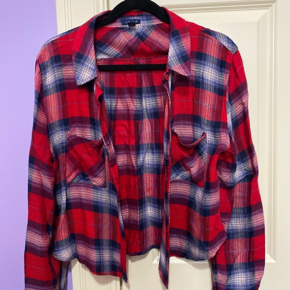 Cropped flannel - Picture 2 of 3